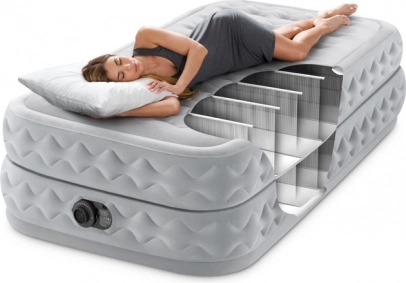 Napihljiva postelja Dura-Beam Twin z integrirano črpalko