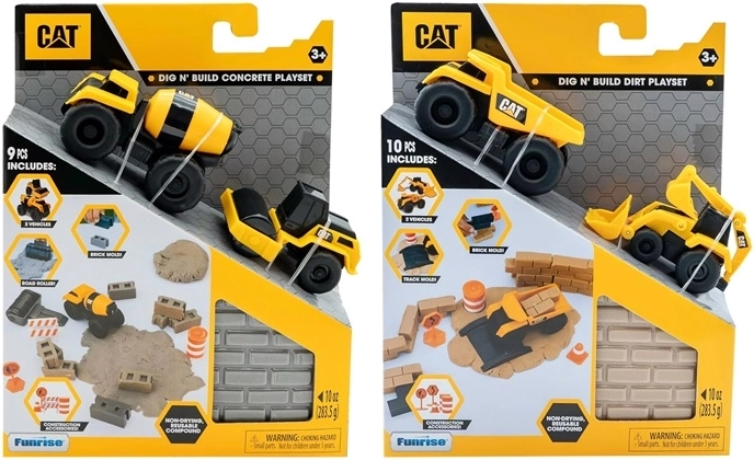 CAT Dig ’N’ Build gradbeni set z modelirno maso (1 kos, naključni izbor)