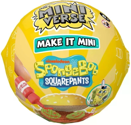 MGA's Miniverse Make It Mini SpongeBob SquarePants presenečenje – 1 kos