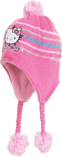 Pletena kapa Hello Kitty