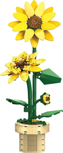 Realistična cvetlica iz kock