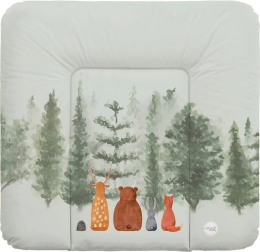 Ceba Baby mehka previjalna podloga za komodo 75 × 72 cm basic forest companions