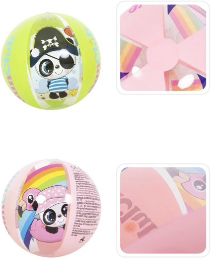 Ljubki motivi pande in mavrice