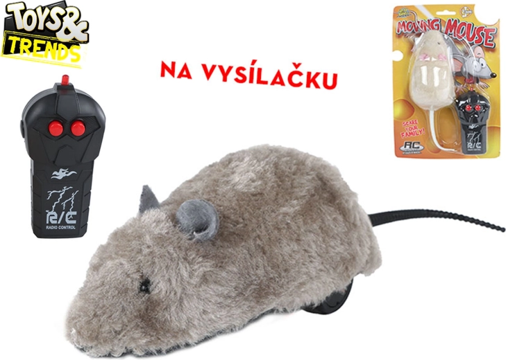 Toys&Trends RC plišasta miš 2,4 GHz – zabavna igrača na daljinsko upravljanje