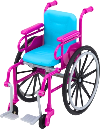 Invalidski voziček z vrtljivimi kolesi