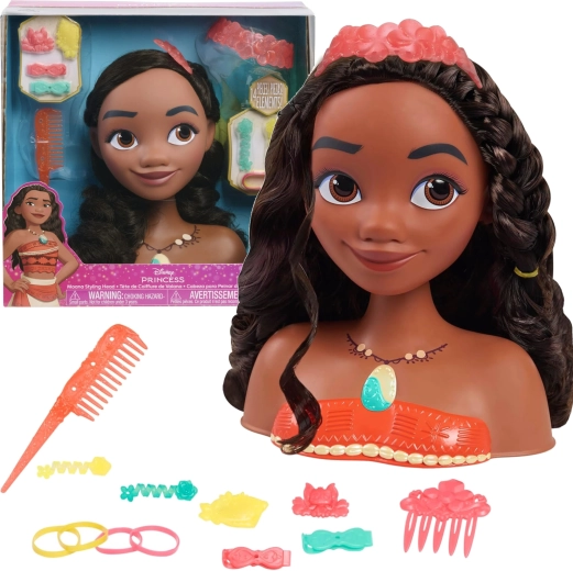 Stiling glava DISNEY MOANA (Vaiana) z dodatki 14 kos