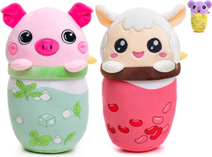Plišasta igrača bubble tea živalica 24 cm