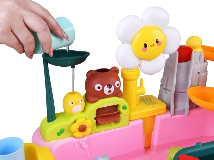 Tobogan, kaskade in vrteča kolesca