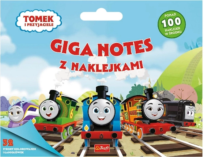 Tomaž in prijatelji giga zvezek z nalepkami