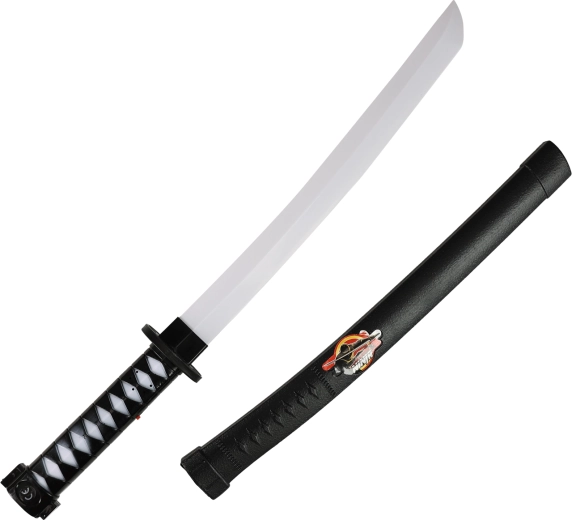 Otroški ninja samurajski meč s svetlobo in zvokom, 56 cm