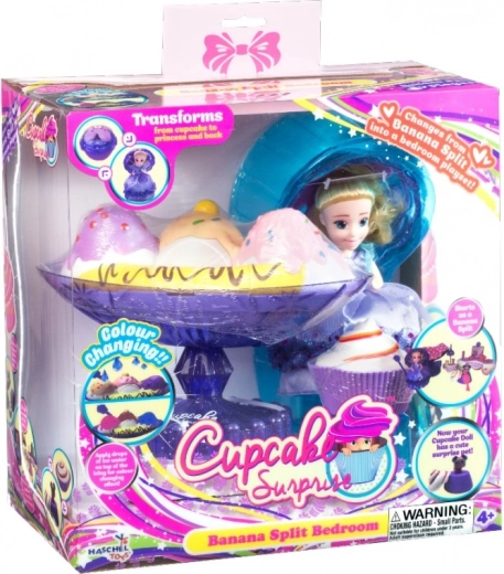 Cupcake Surprise – bananin desert, ki se spremeni v princeso in spalnico