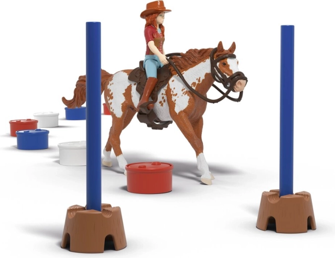 Trening barrel racinga in delo na ovirah