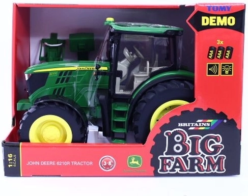 Tomy Britains Big Farm John Deere 6210R tractor with lights and sounds (1:16)