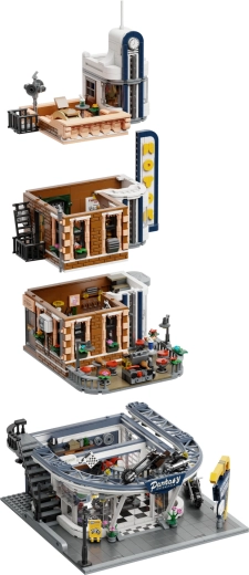 Modularna mestna zgradba z dostopom do notranjosti