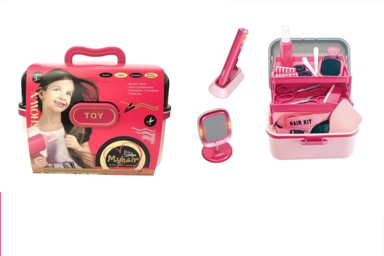 Otroški frizerski studio z likalnikom in ogledalom