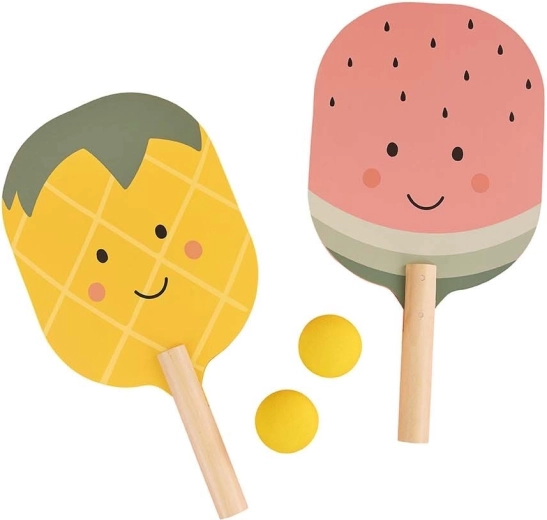 Dva vesela loparja: ananas in lubenica