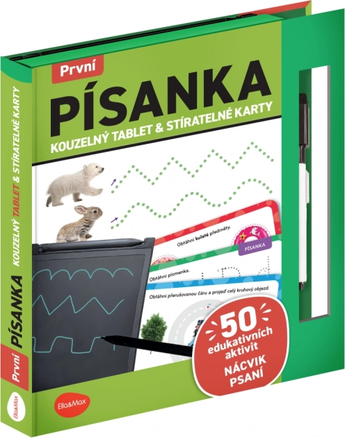 Čarobna tablica in brisalne kartice za prvo računanje – Prvi zvezek za pisanje