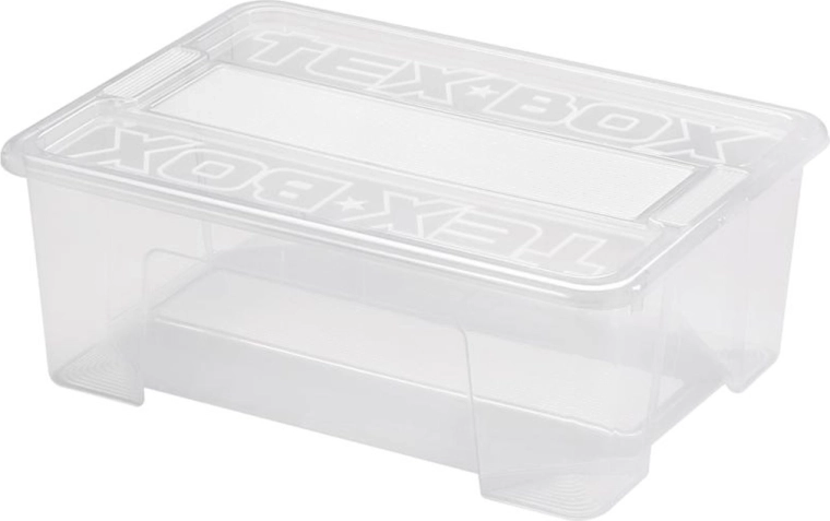 Plastična škatla za shranjevanje z pokrovom HEIDRUN 10 l