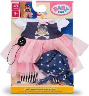 BABY born piratska oblekica 43 cm