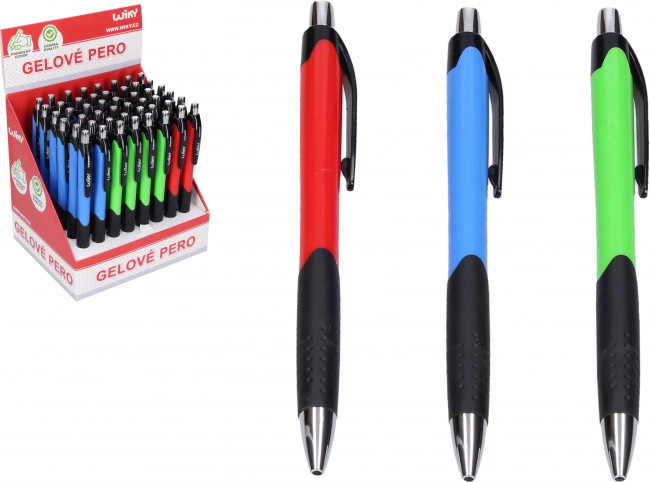 Gel pero 0,7 mm, modro črnilo – paket 48 kos