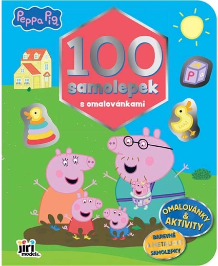 Prašiček Peppa: pobarvanka z več kot 100 nalepkami