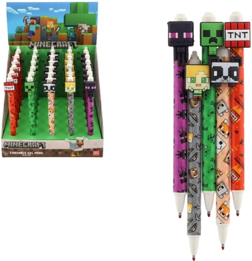 Minecraft gelasto pero z izbrisljivim črnilom – 1 kos