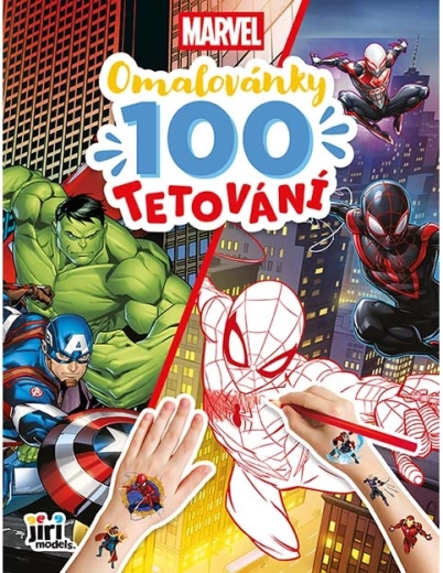 Pobarvanka in 100 Marvelovih tetovaž
