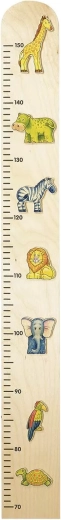 Otroški leseni meter z živalmi 90 cm