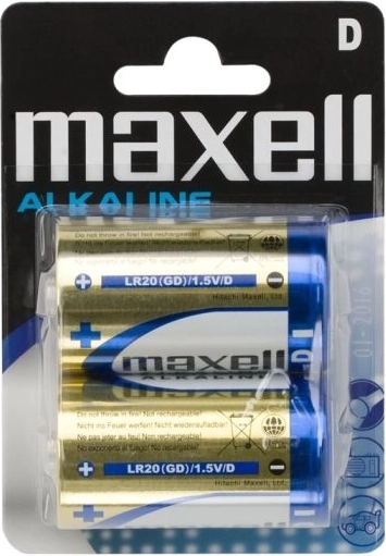 Alkalne baterije D LR20 1,5 V, 2 kosa