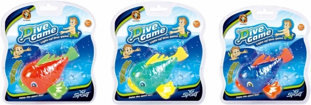 Potapljaška ribica s svetlobo za v vodo