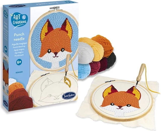 Sentosphere needle punch embroidery fox
