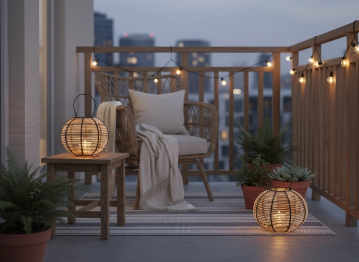 Vzdušje na balkonu in terasi