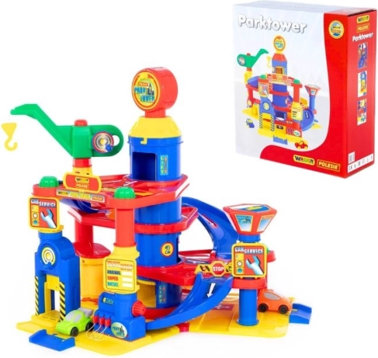 Večnadstropna garaža Park Tower s 4 nadstropji in avtomobilčki