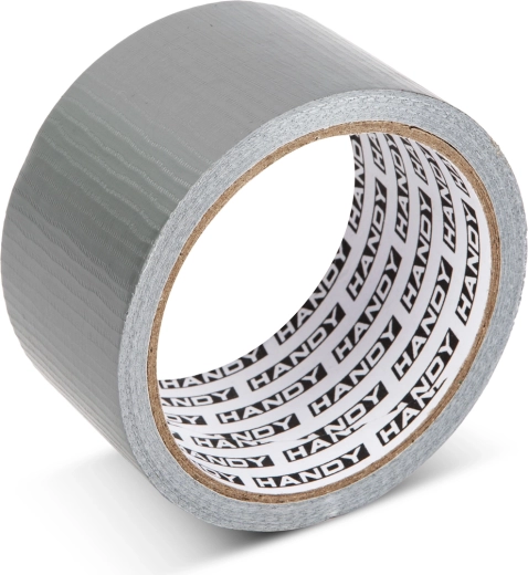 Universal adhesive tape with textile fibers – Silver
