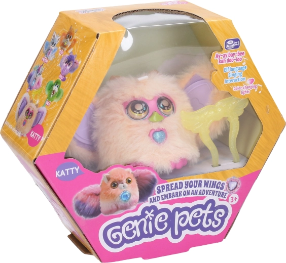 Cuddle toy with light and sound effects 12 cm - 1 piece