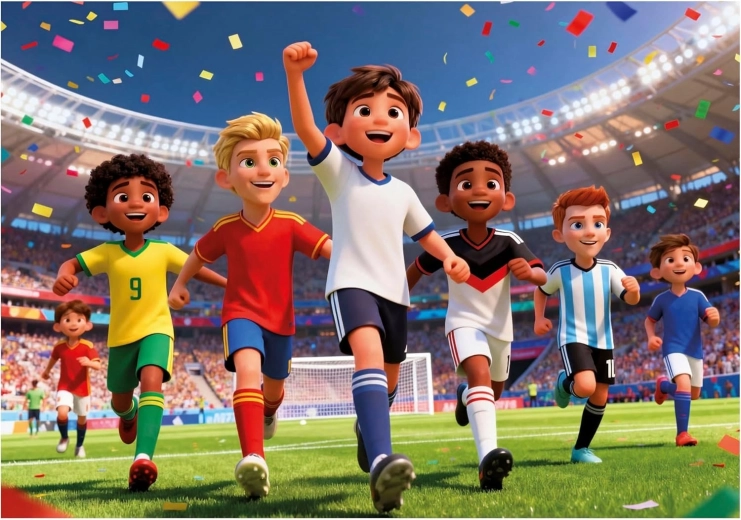 Educa puzzle Nogometni svet 300 kosov