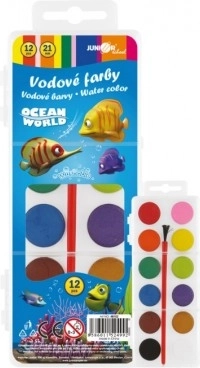 Vodene barve Ocean World s čopičem