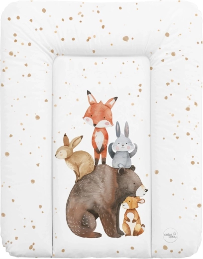 Ceba Baby mehka previjalna podloga basic forest friends 50 × 70 cm