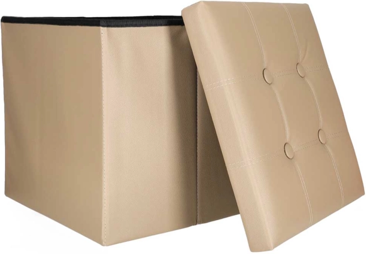 Foldable ottoman saves space