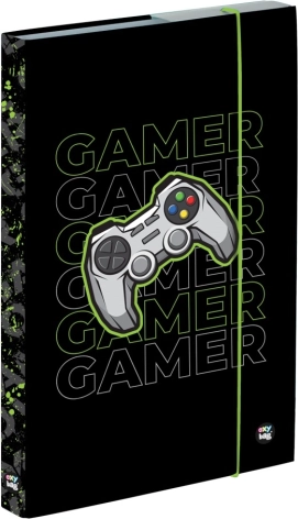 Škatla za zvezke A4 Gamer z elastiko