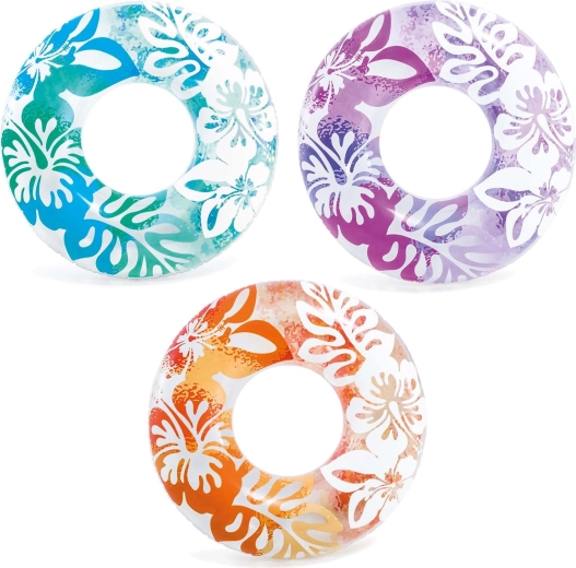 Napenljiv plavalni obroč 91 cm INTEX Havaj