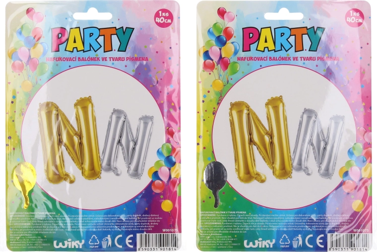 Napihljiv balon črka N