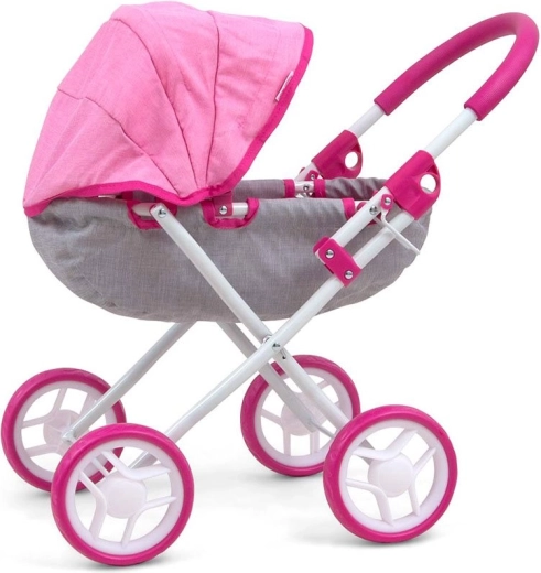 Otroški voziček za punčke Milly Mally Dori Prestige Pink