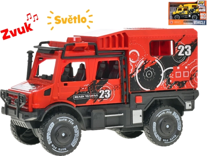 Terensko vozilo z vztrajnikom 18 cm s svetlobnimi in zvočnimi učinki