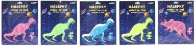 Svetleče nalepke za v temi Dinozavri 25,5 × 31 cm