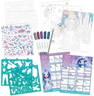 Šablone, nalepke in flomastri za neskončne ideje