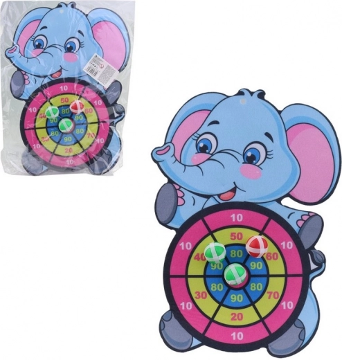 Tarča Slon z žogicami za otroke