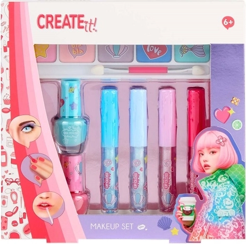 Create It! otroški komplet za ličenje z bleščicami (7 kosov)