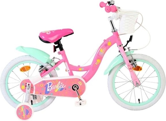 Otroško kolo Barbie 16" v pastelnih barvah