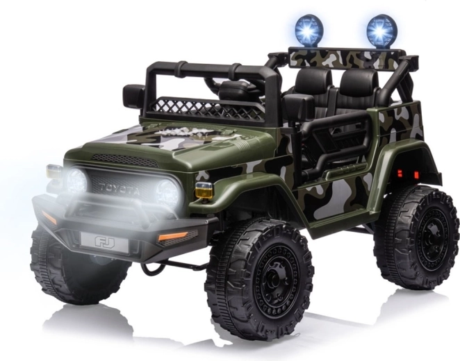 Električni avtomobilček Toyota FJ Cruiser Army za otroke